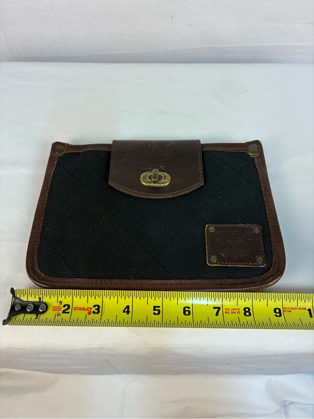Will Leather Flannel Lined Envelope Style Pouch